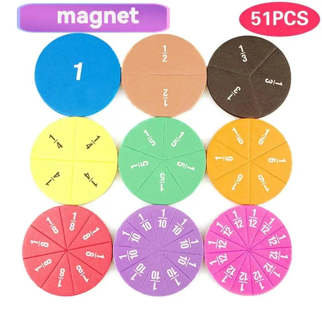  Montessori Fraction Circles Set For Early Math Mastery -  ToylandEU™
