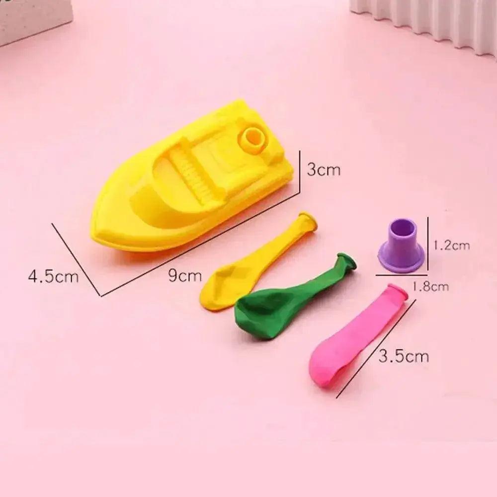  Funny With 3 Balloons Balloon Power Boat DIY Educational Equipment Bathing Toy Science Experiment Balloon Car Student -  ToylandEU™