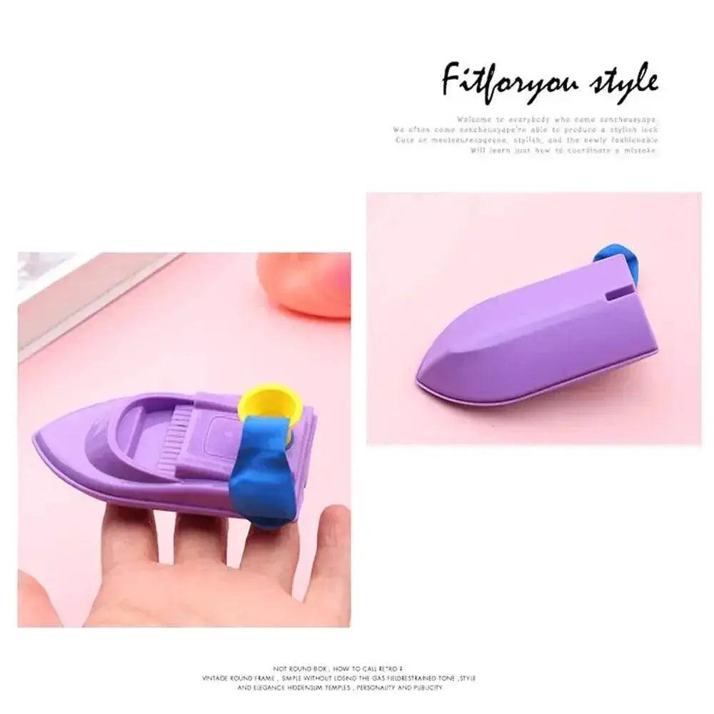  Funny With 3 Balloons Balloon Power Boat DIY Educational Equipment Bathing Toy Science Experiment Balloon Car Student -  ToylandEU™