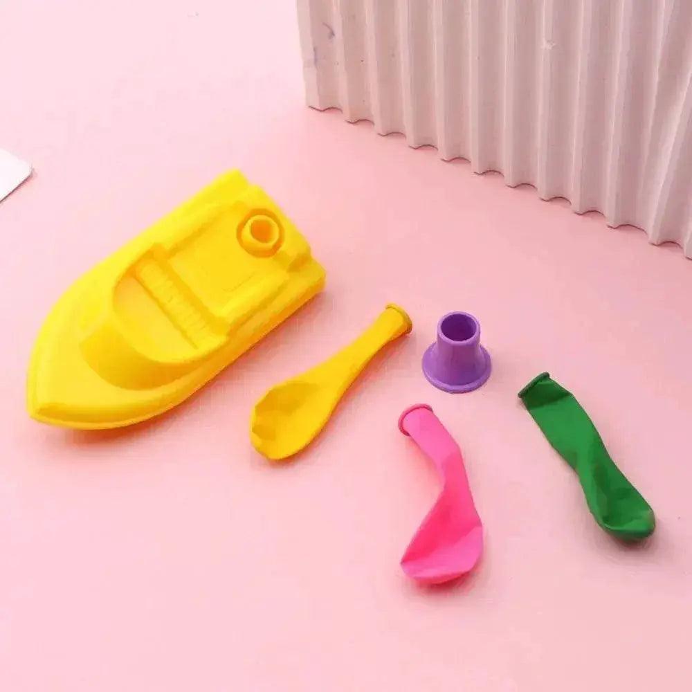  Funny With 3 Balloons Balloon Power Boat DIY Educational Equipment Bathing Toy Science Experiment Balloon Car Student -  ToylandEU™