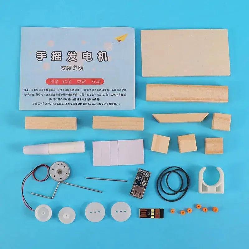  Hand Crank Generator Kit For DIY Science Experiments -  ToylandEU™