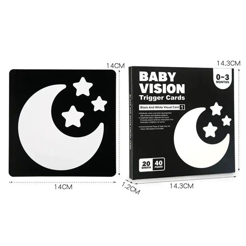  Montessori High Contrast Baby Visual Stimulation Cards -  ToylandEU™