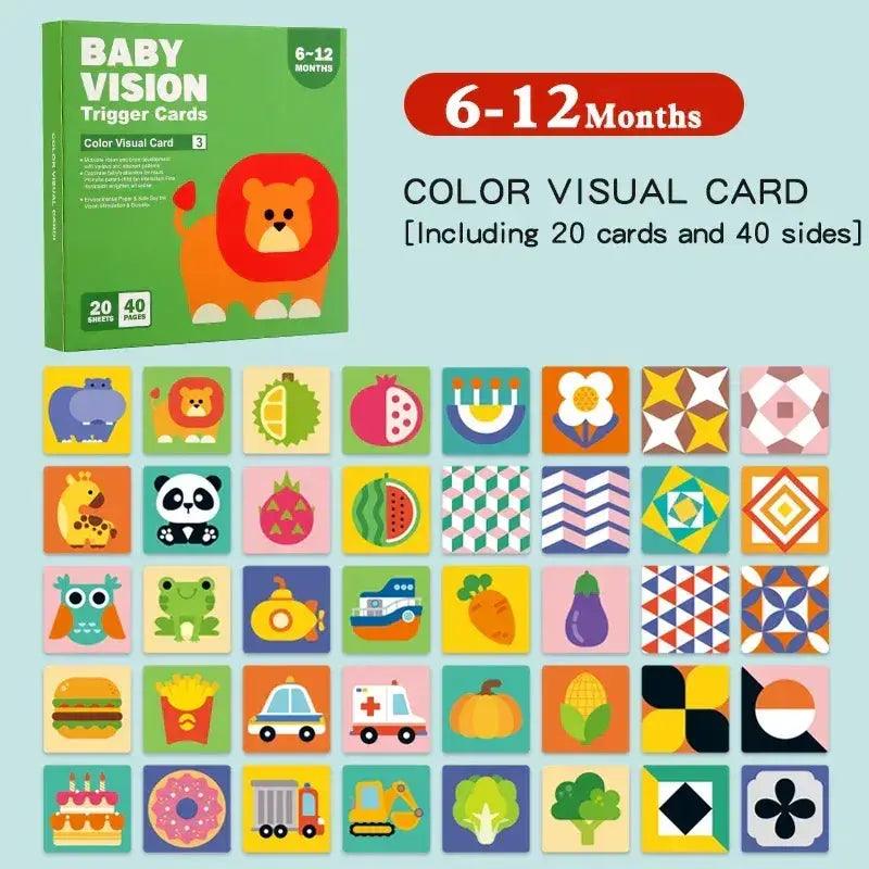  Montessori High Contrast Baby Visual Stimulation Cards -  ToylandEU™