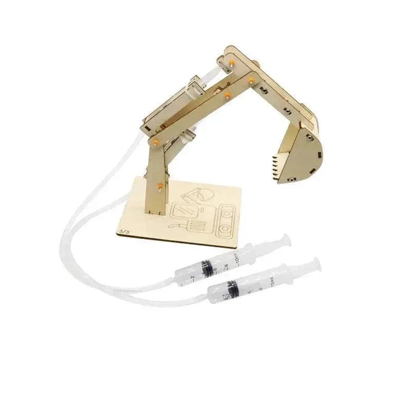  Hydraulic Excavator DIY Student Technology Small Production Science and Education Toy Model Science Experiment Toy -  ToylandEU™