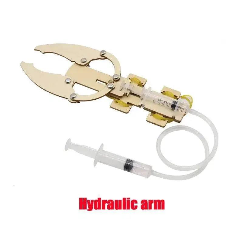  Hydraulic Excavator DIY Student Technology Small Production Science and Education Toy Model Science Experiment Toy -  ToylandEU™