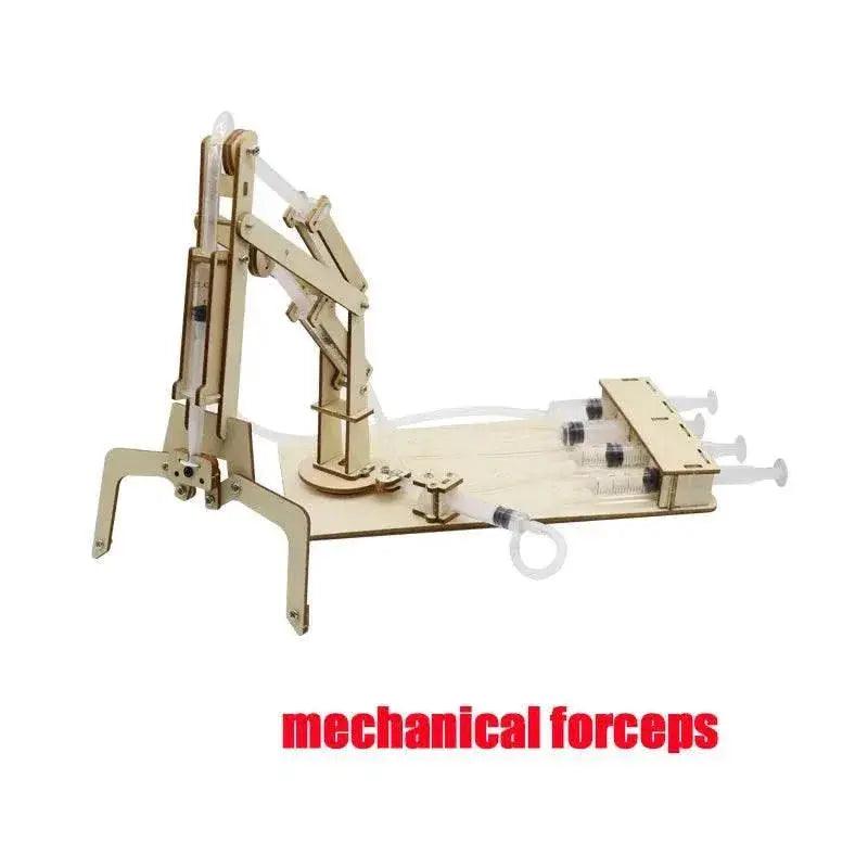  Hydraulic Excavator DIY Student Technology Small Production Science and Education Toy Model Science Experiment Toy -  ToylandEU™