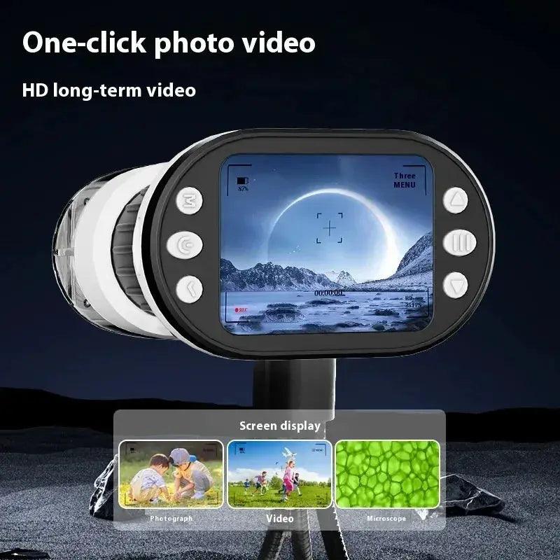  Kids Microscope Biology Kit With Led Light And Video -  ToylandEU™
