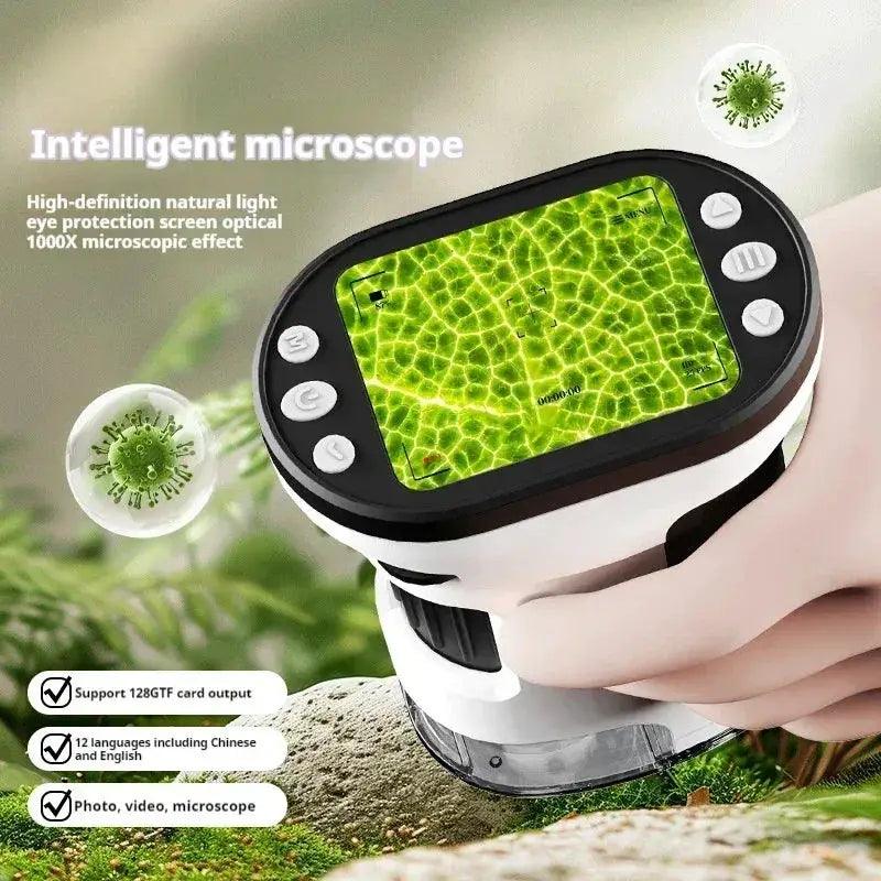  Kids Microscope Biology Kit With Led Light And Video -  ToylandEU™
