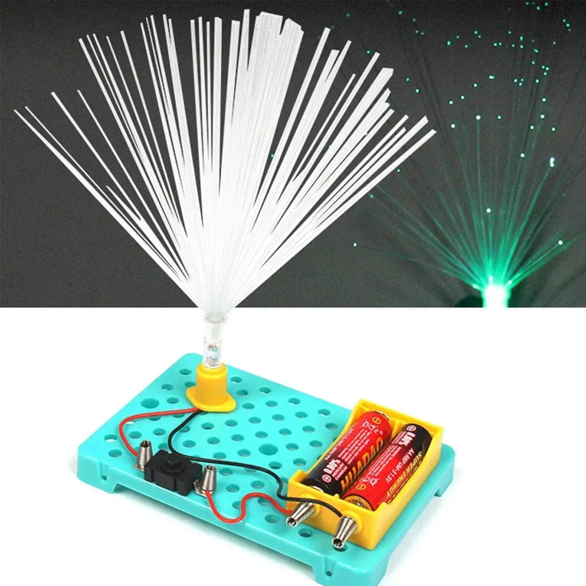  Kids Science Experiment Kits Colorful Fiber Optic Lights DIY Assembly Toy Children Educational Toy -  ToylandEU™