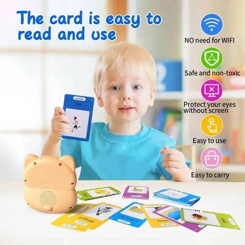  MINOCOOL Montessori Talking Flash Cards For Early Literacy And Language Development -  ToylandEU™