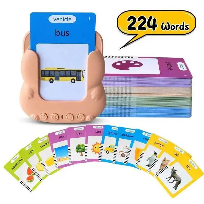  MINOCOOL Montessori Talking Flash Cards For Early Literacy And Language Development -  ToylandEU™