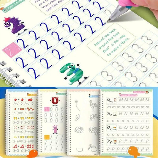  Magic Copybook Montessori Reusable Drawing Toy For Kids Pen Control Training And Educational Sticker -  ToylandEU™