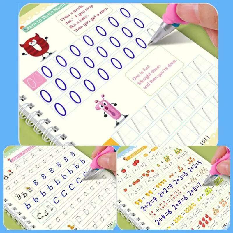 Magic Copybook Montessori Reusable Drawing Toy For Kids Pen Control Training And Educational Sticker -  ToylandEU™