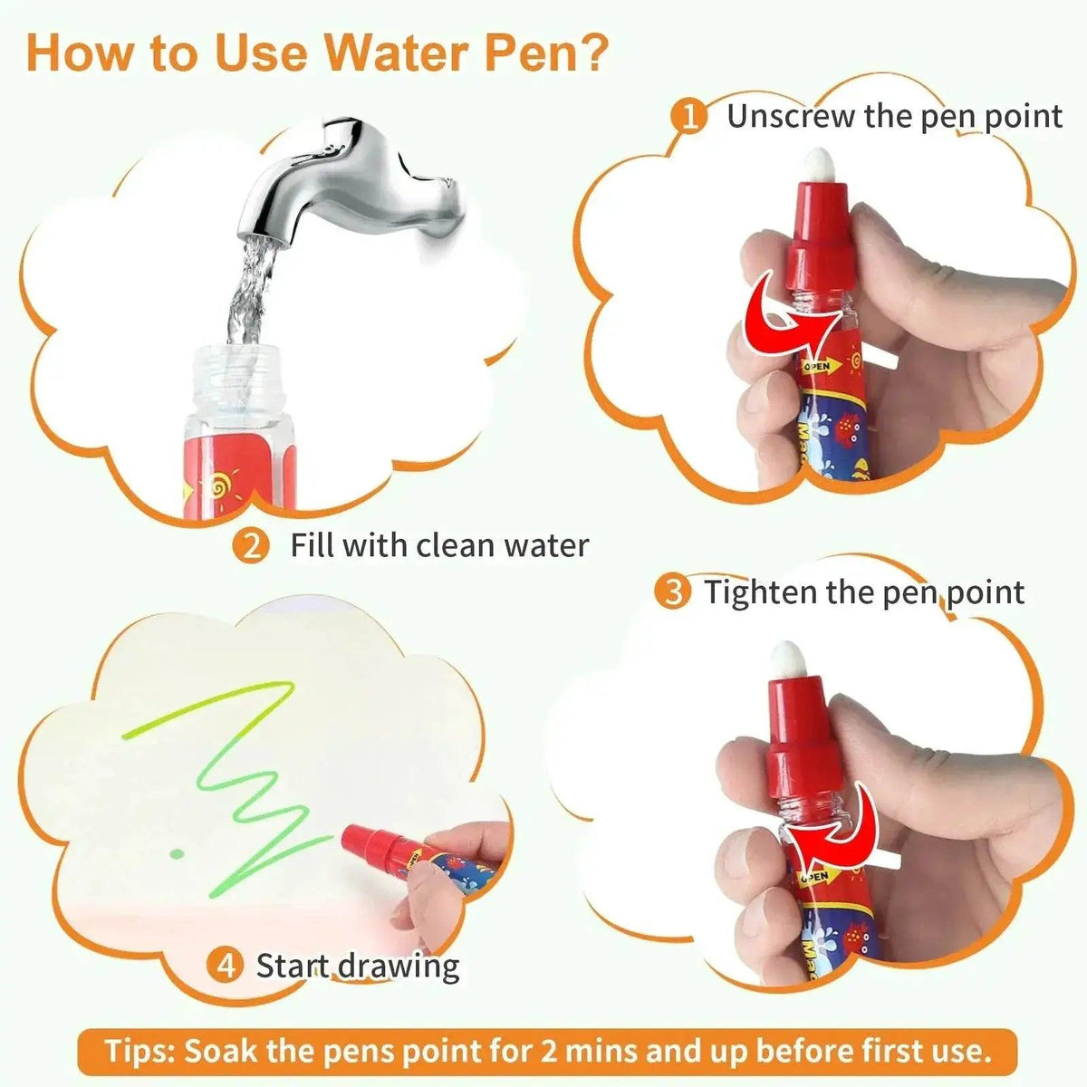  Magic Water Drawing Mat 100x80CM -  ToylandEU™