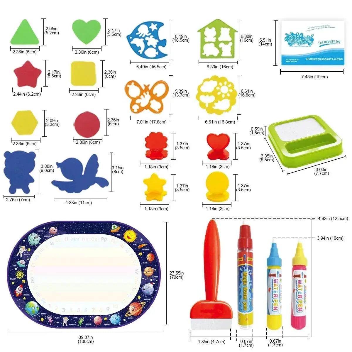  Magic Water Drawing Mat 100x80CM -  ToylandEU™