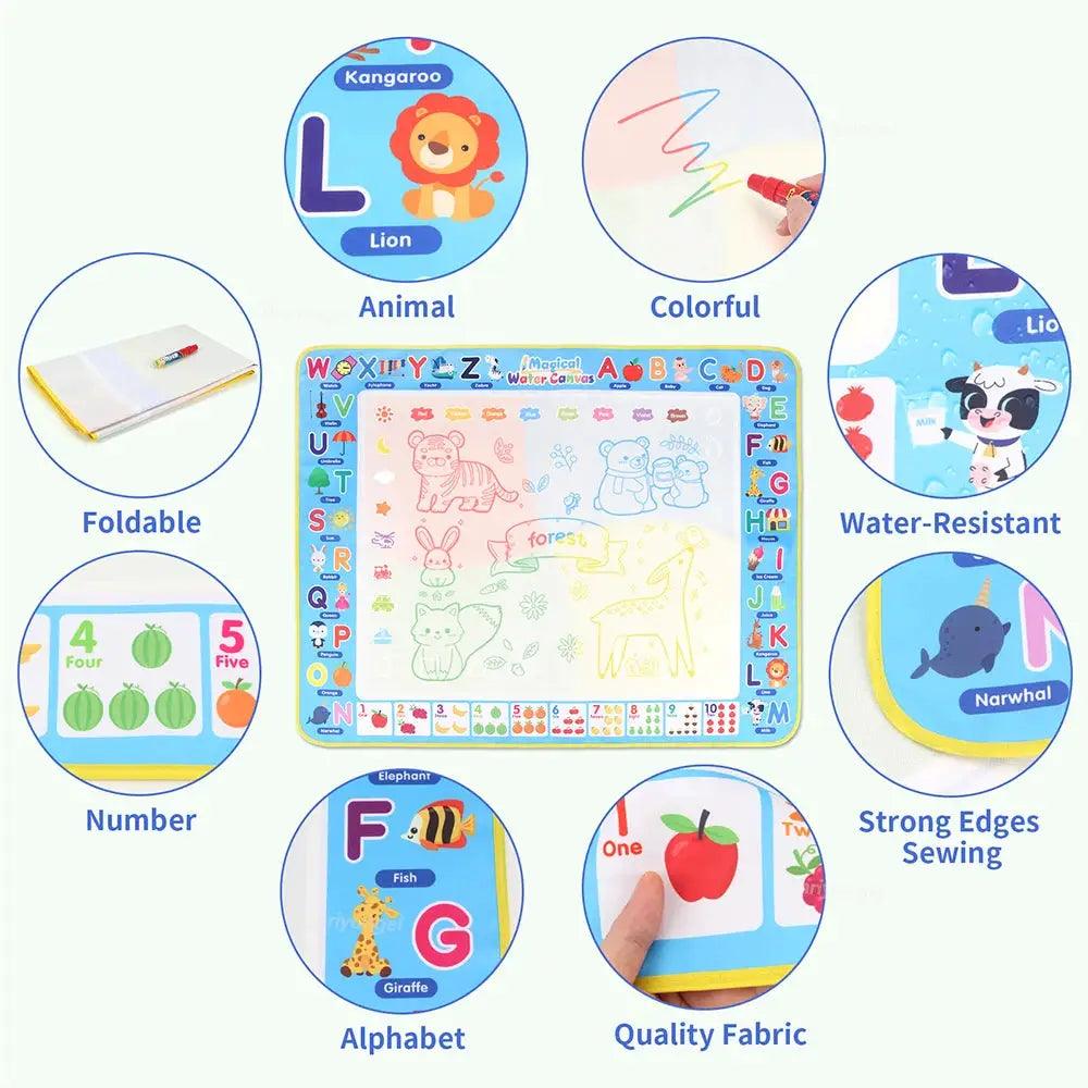  Magic Water Drawing Mat For Kids Reusable Doodle Board -  ToylandEU™