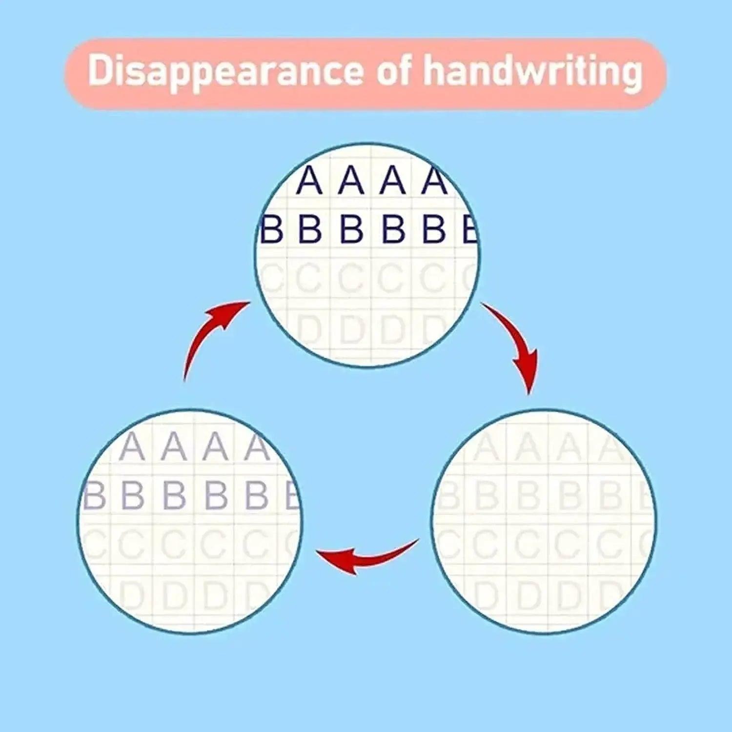  Magic Writing Book Portuguese Calligraphy Notebook For Kids Reusable Montessori Letter Practice Toy -  ToylandEU™