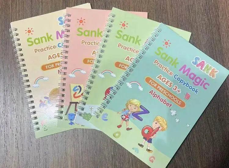  Magic Writing Book Portuguese Calligraphy Notebook For Kids Reusable Montessori Letter Practice Toy -  ToylandEU™