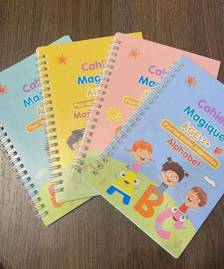  Magic Writing Book Portuguese Calligraphy Notebook For Kids Reusable Montessori Letter Practice Toy -  ToylandEU™