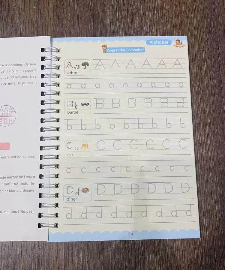  Magic Writing Book Portuguese Calligraphy Notebook For Kids Reusable Montessori Letter Practice Toy -  ToylandEU™