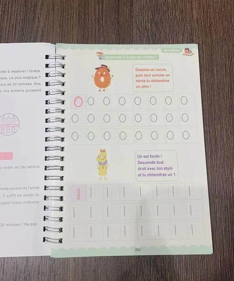  Magic Writing Book Portuguese Calligraphy Notebook For Kids Reusable Montessori Letter Practice Toy -  ToylandEU™