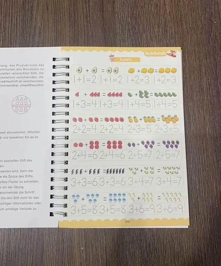  Magic Writing Book Portuguese Calligraphy Notebook For Kids Reusable Montessori Letter Practice Toy -  ToylandEU™