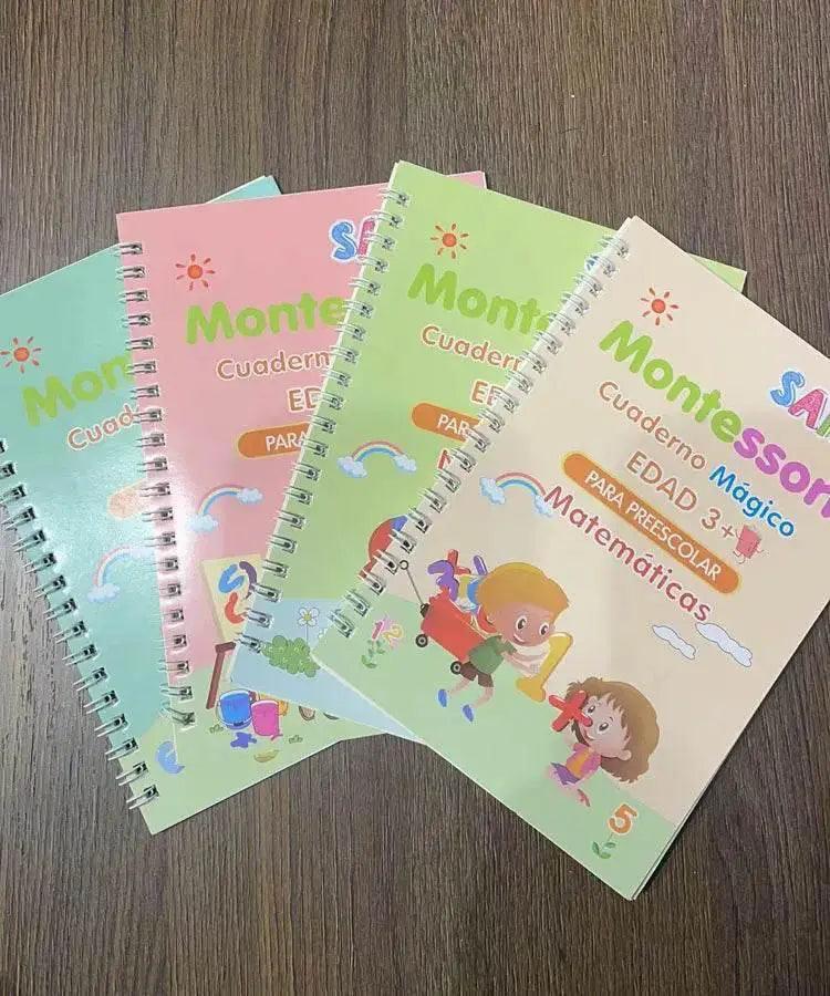  Magic Writing Book Portuguese Calligraphy Notebook For Kids Reusable Montessori Letter Practice Toy -  ToylandEU™