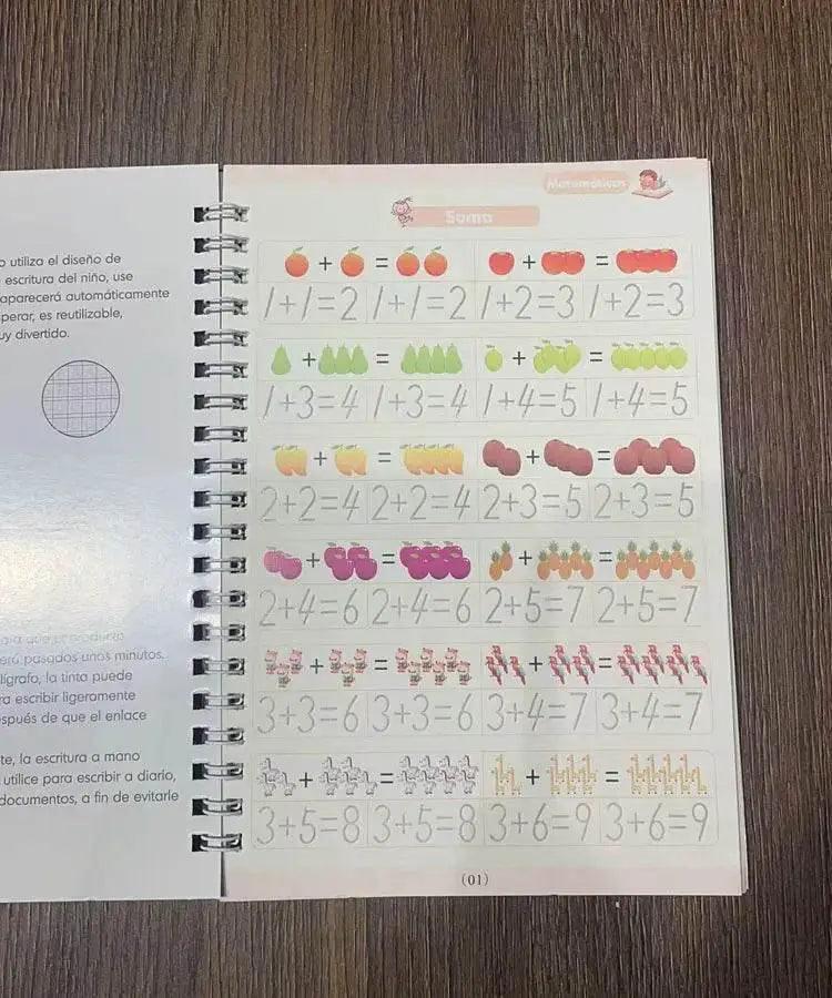  Magic Writing Book Portuguese Calligraphy Notebook For Kids Reusable Montessori Letter Practice Toy -  ToylandEU™