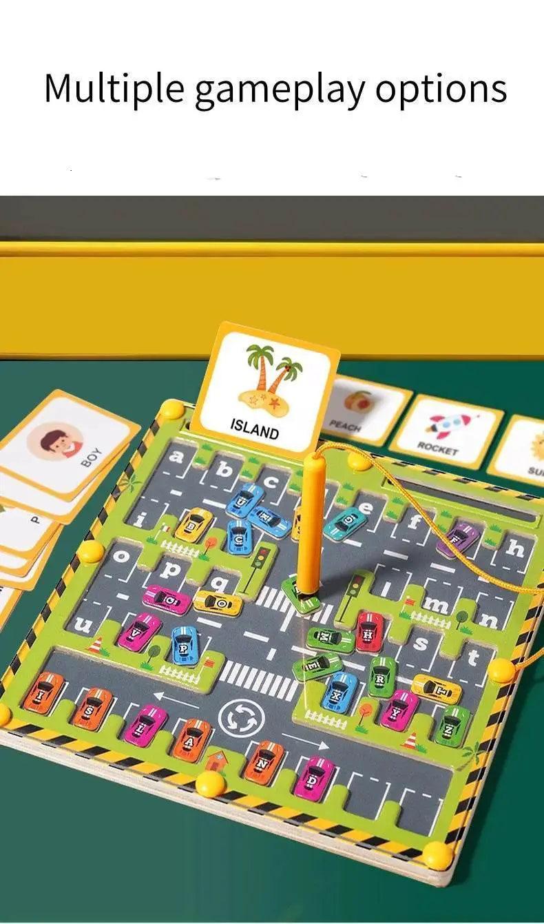  Magnetic Car Alphabet Maze Montessori Toy for Kids Ages 3-6 Fine Motor and Word Learning -  ToylandEU™
