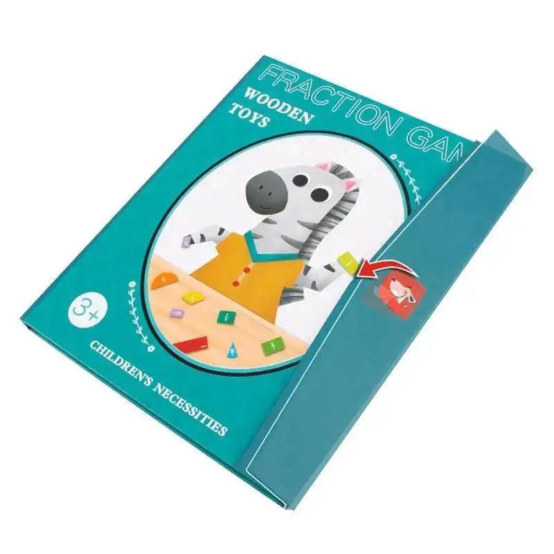  Magnetic Montessori Math Kit Fraction and Percent Learning Set With Strips and Bars for Ages 12 and Up -  ToylandEU™