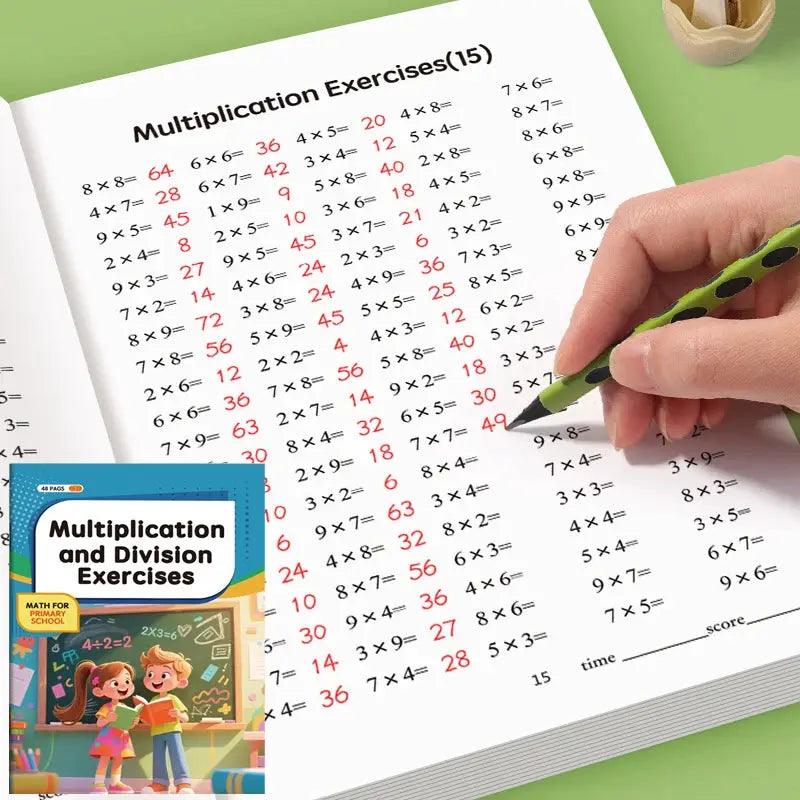  Math Workbook for Multiplication and Division Mastery -  ToylandEU™