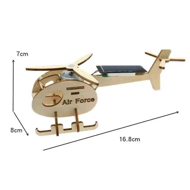  Mini Solar Airplane Helicopter DIY Models & Building Toy Science Education Model Toy for Children Gift -  ToylandEU™