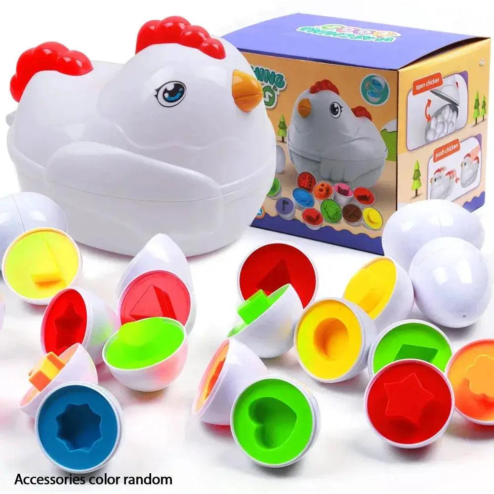  Montessori Sensory Eggs Shape Sorter Educational Toy -  ToylandEU™