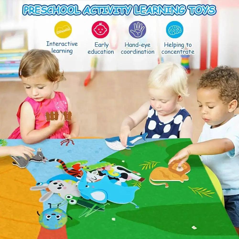  My Daily Calendar Farm Transportation Felt Story Board -  ToylandEU™