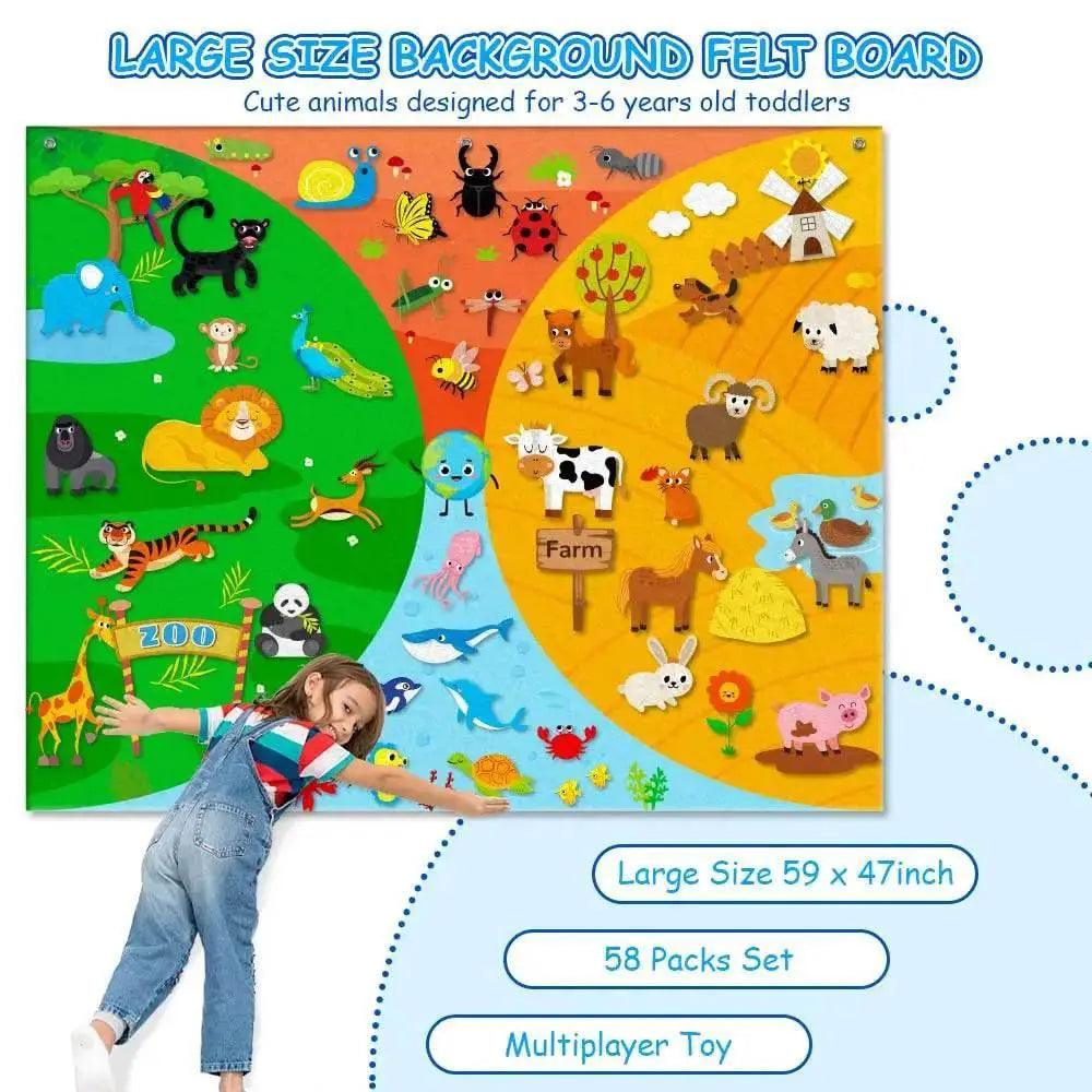  My Daily Calendar Farm Transportation Felt Story Board -  ToylandEU™