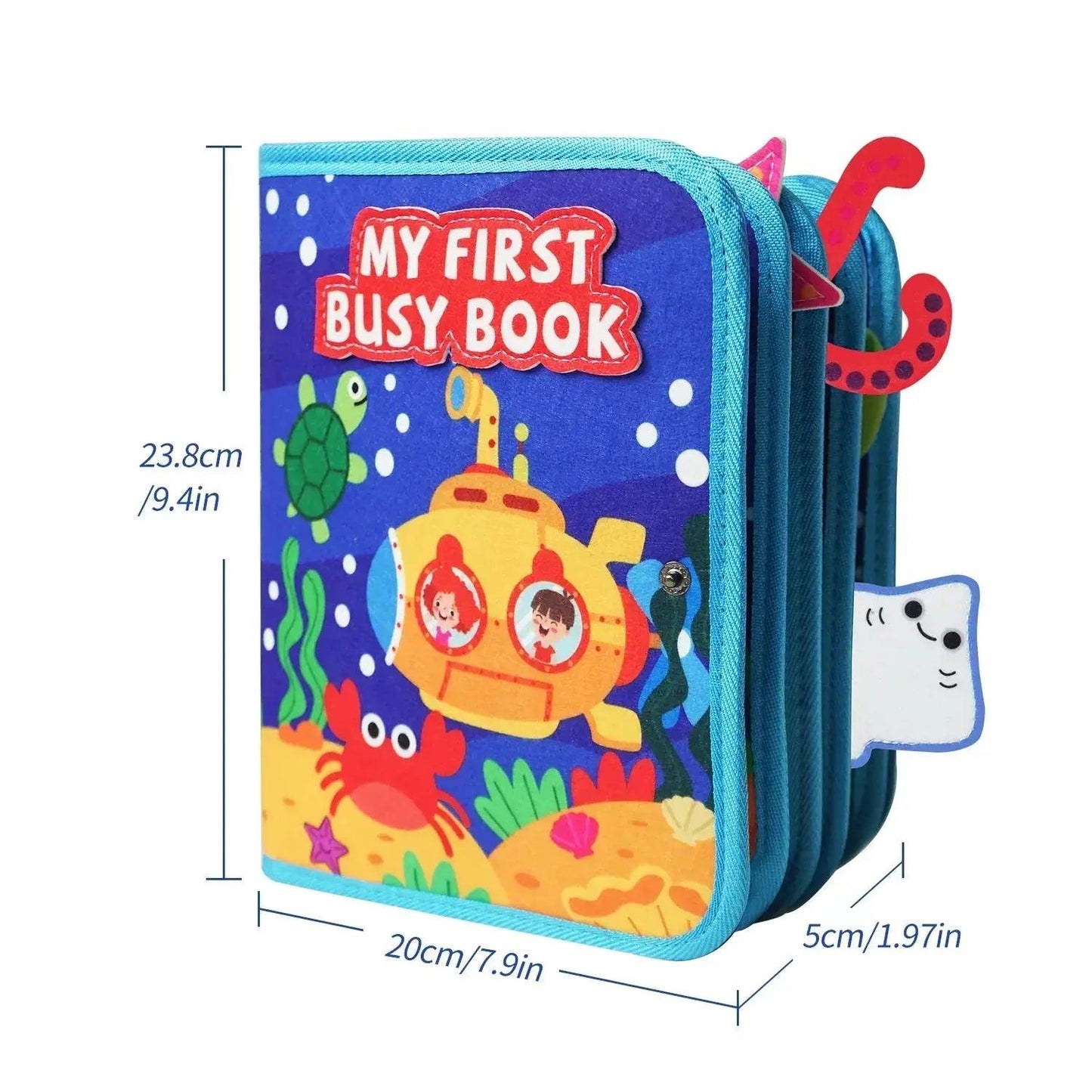  Ocean Busy Book Montessori Toy For Early Fine Motor -  ToylandEU™