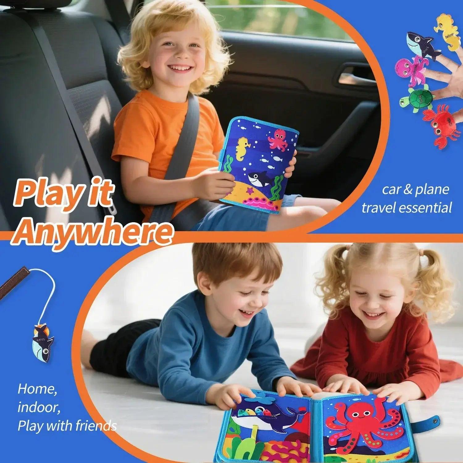  Ocean Busy Book Montessori Toy For Early Fine Motor -  ToylandEU™