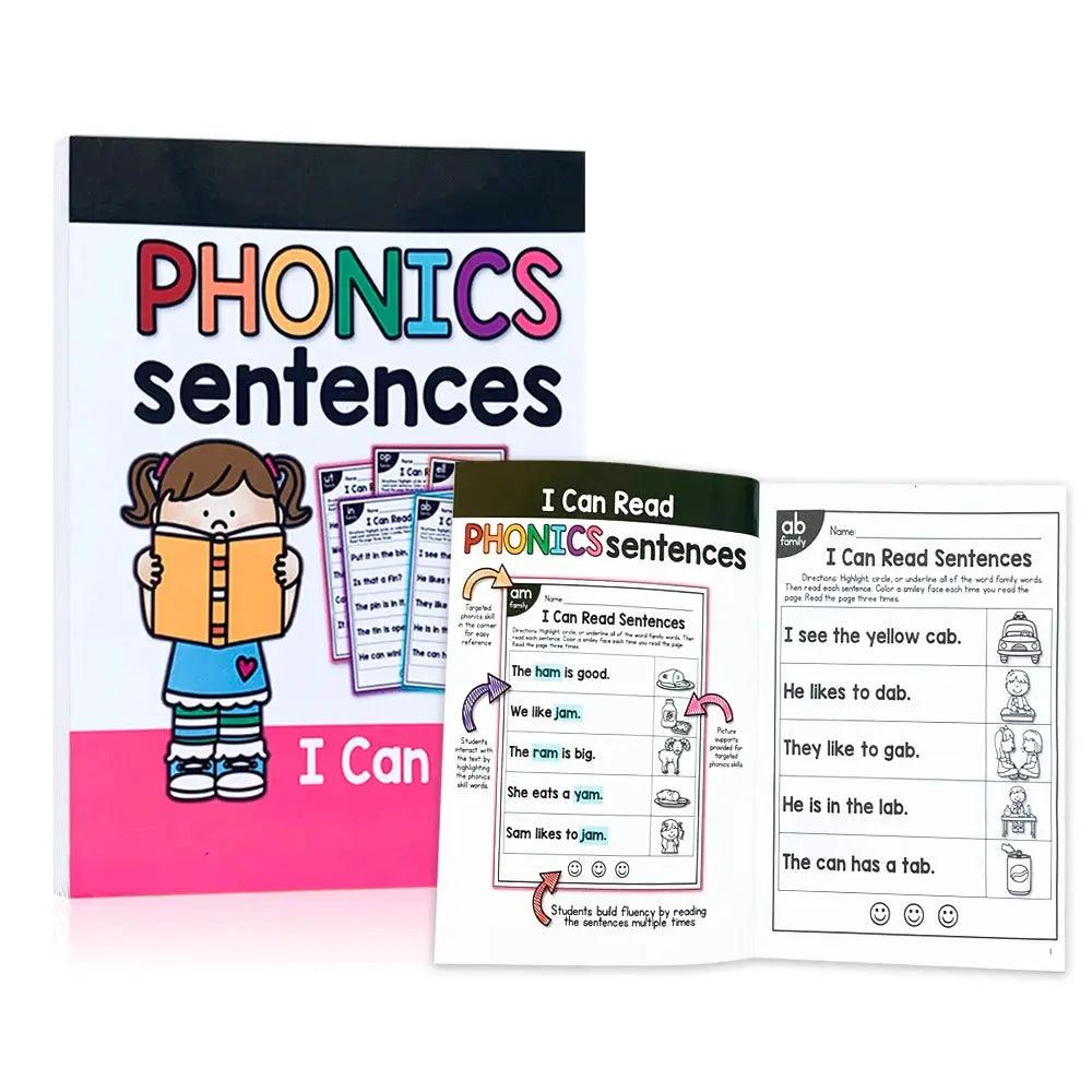  Phonics English Reading Workbook for Kids I Can Read -  ToylandEU™