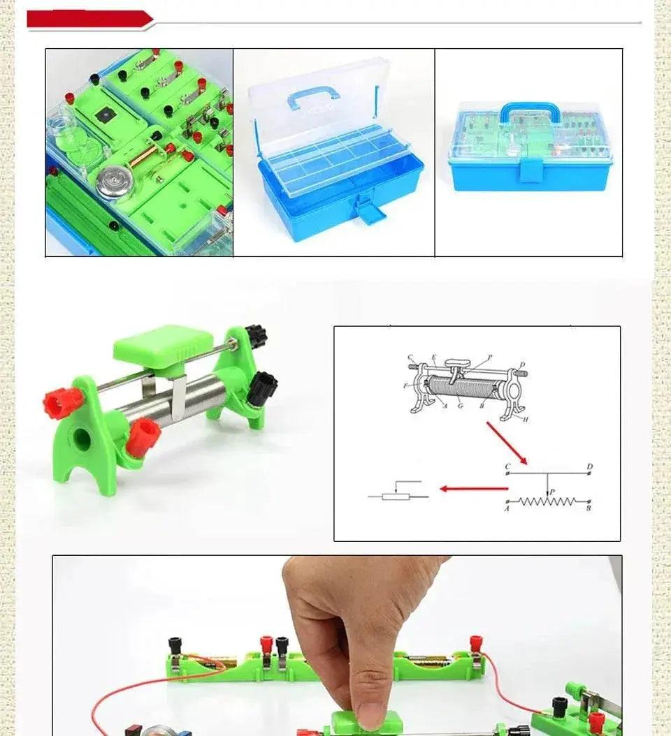  Physics Labs Circuit Learning Kit Basic Electricity Discovery Principles Kit for School Teacher Student Science Study Parallel -  ToylandEU™