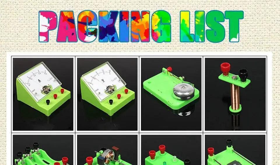  Physics Labs Circuit Learning Kit Basic Electricity Discovery Principles Kit for School Teacher Student Science Study Parallel -  ToylandEU™