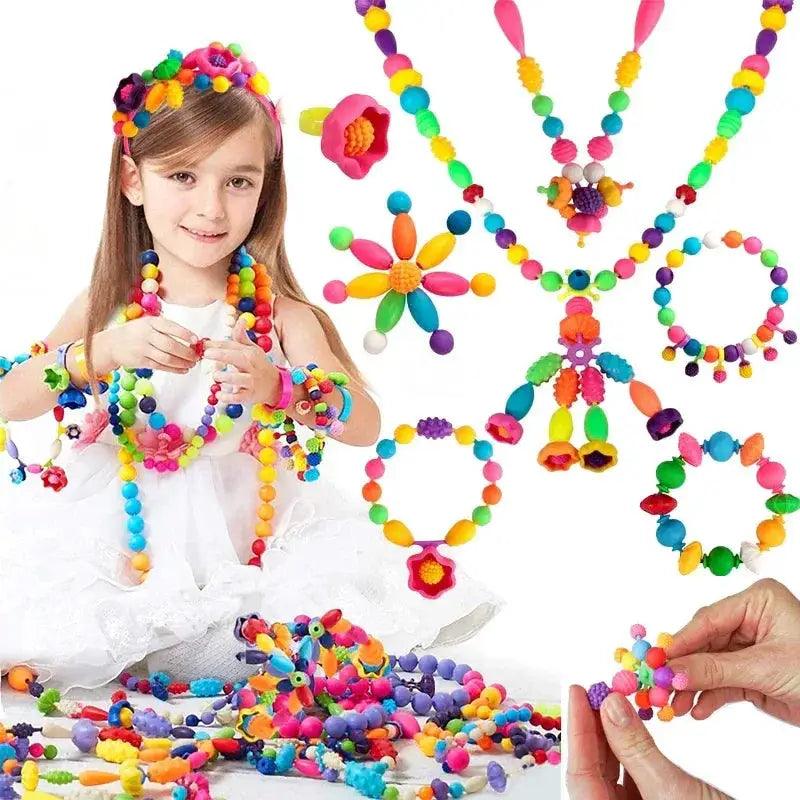  Pop Beads Craft Kit For Kids Jewelry Making Education -  ToylandEU™
