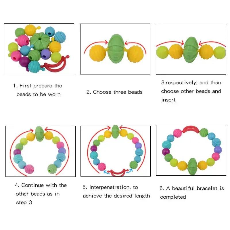  Pop Beads Craft Kit For Kids Jewelry Making Education -  ToylandEU™
