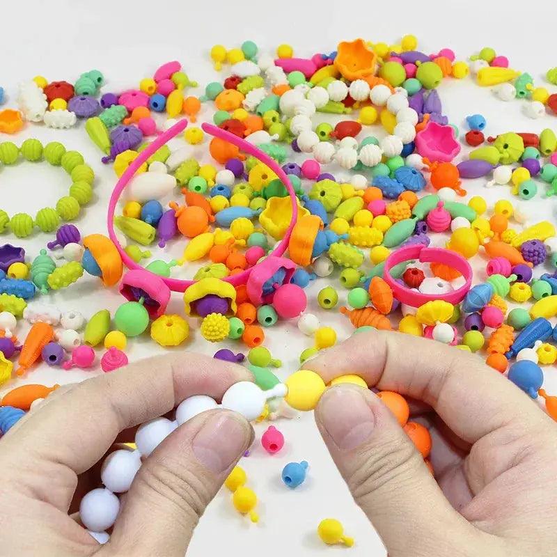  Pop Beads Craft Kit For Kids Jewelry Making Education -  ToylandEU™