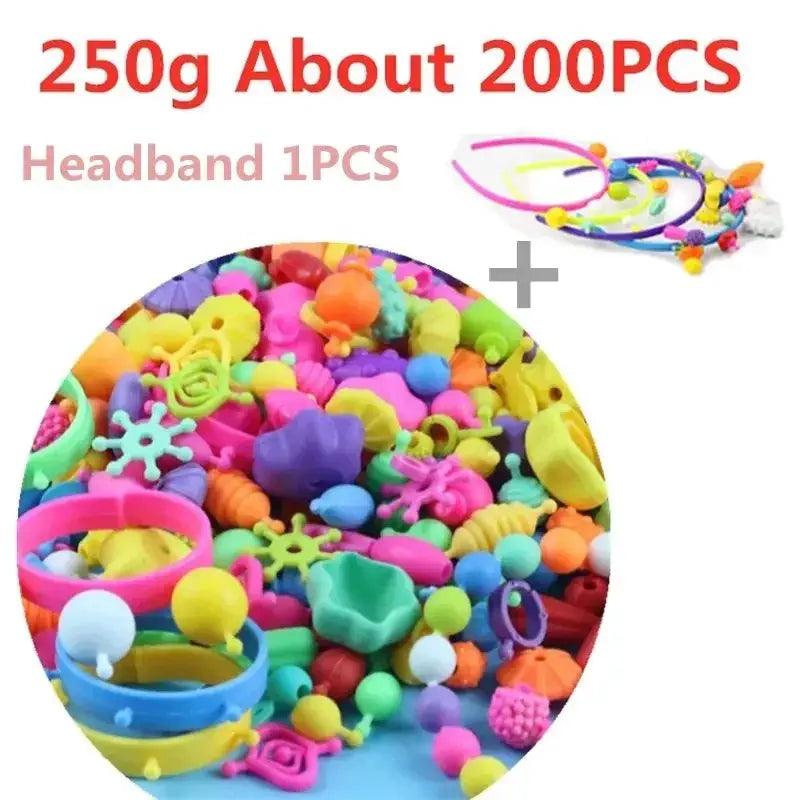 Pop Beads Craft Kit For Kids Jewelry Making Education -  ToylandEU™