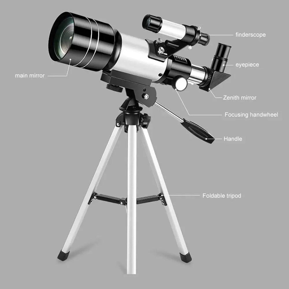  Portable 70mm Travel Refractor Telescope For Beginners -  ToylandEU™