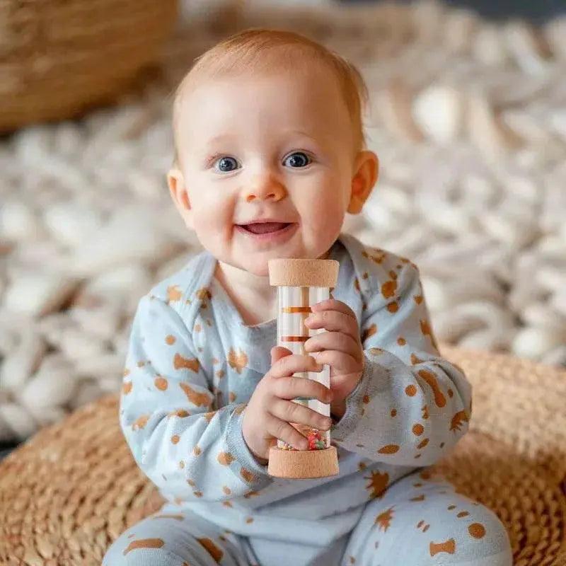  Montessori Rainbow Hourglass Rain Stick Rattle -  ToylandEU™