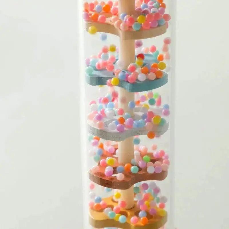  Montessori Rainbow Hourglass Rain Stick Rattle -  ToylandEU™