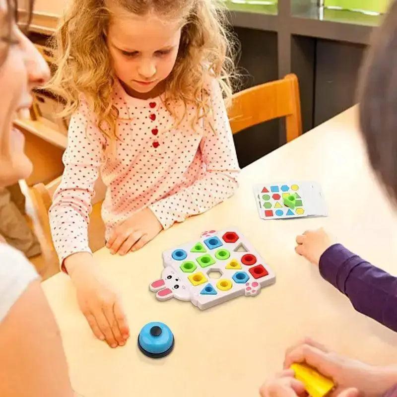  Montessori Shape And Color Matching Game For Toddlers Aged 3 Plus Educational Toy For Early Learning -  ToylandEU™