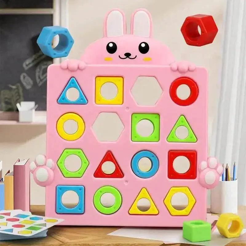  Montessori Shape And Color Matching Game For Toddlers Aged 3 Plus Educational Toy For Early Learning -  ToylandEU™