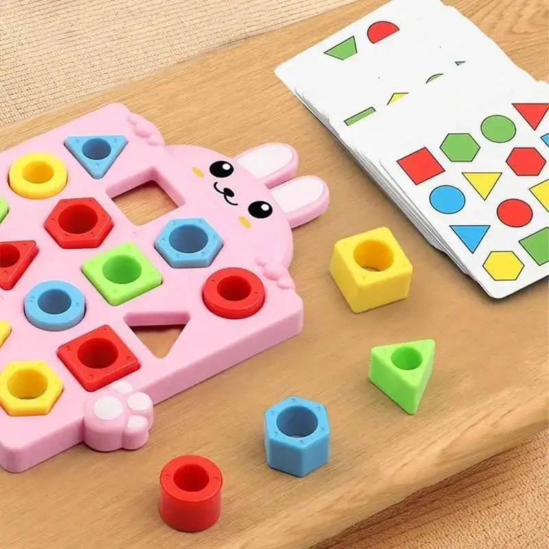  Montessori Shape And Color Matching Game For Toddlers Aged 3 Plus Educational Toy For Early Learning -  ToylandEU™